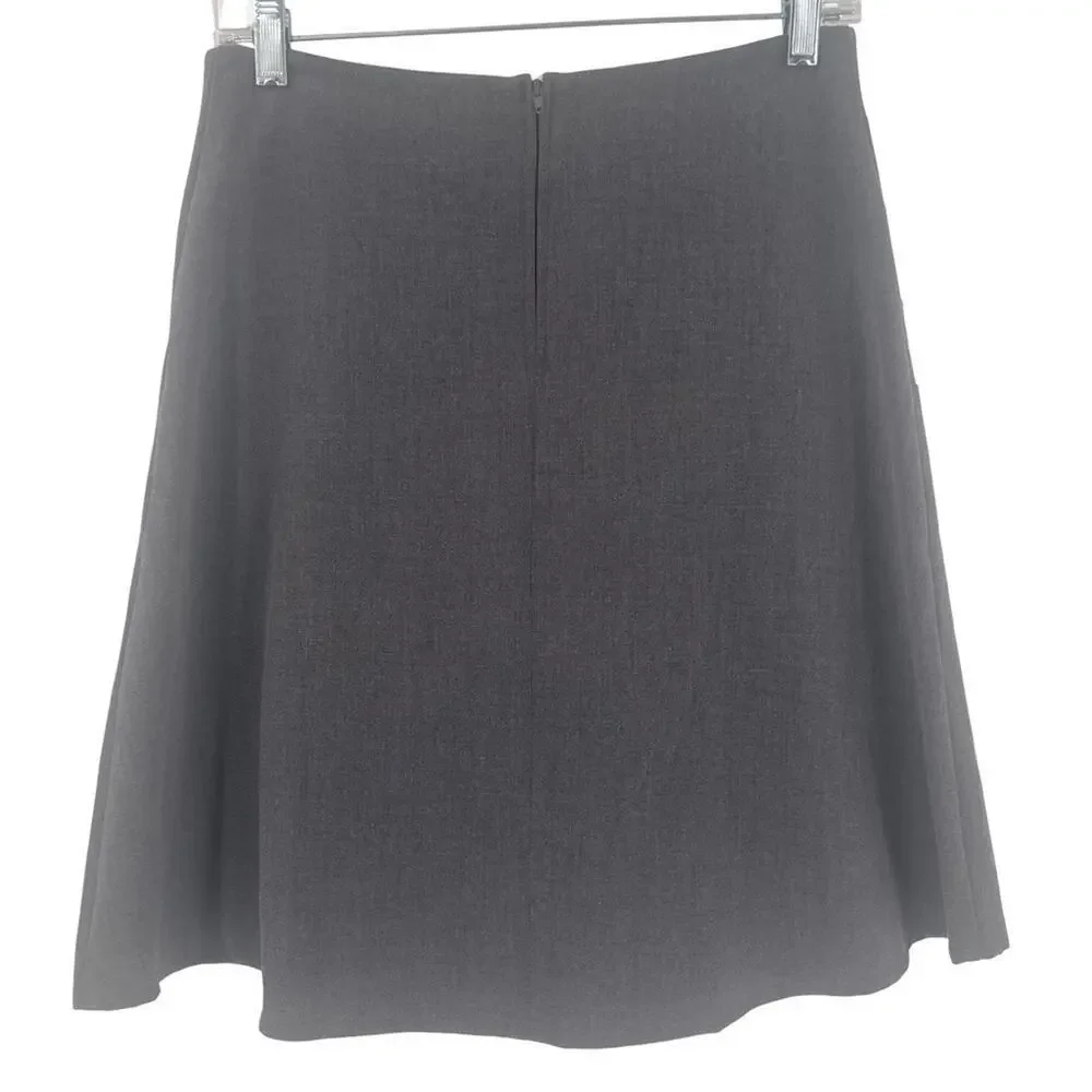 Tracy Evans Dark Gray A-Line Skirt size 3